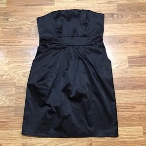 City Studio Pleated Satin Tube Dress Size 11